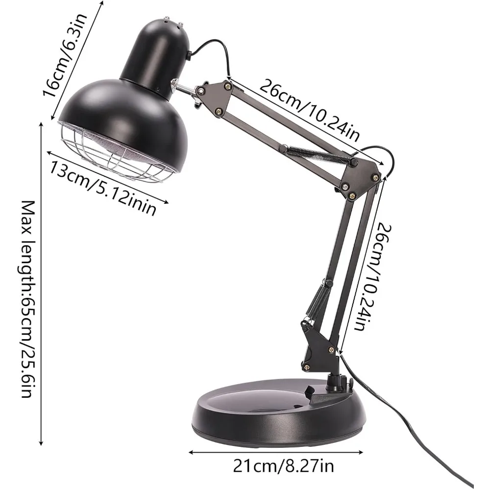 Infrarot-Heizlampe zur Linderung zu Hause, Infrarot-Heizlampe, 150 W, Infrarot-Schmerzlinderungslampe – Detail 2