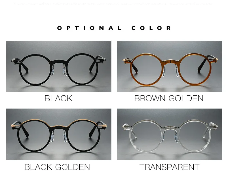 2026 Neue Retro-Presbyopie-Brille mit rundem Rahmen, Anti-Blaulicht, für Herren, Business-Stil, hochwertige Lesebrille – Detail 6