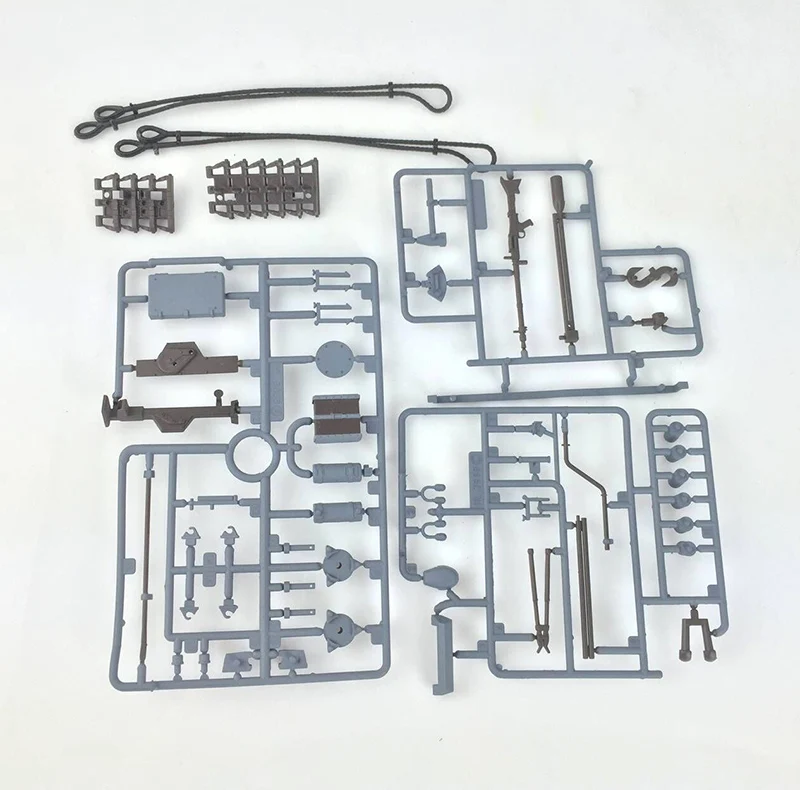 Dekoration Kunststoffteile Tasche für Henglong Maßstab 1:16 Deutscher Stug III RC Panzer 3868