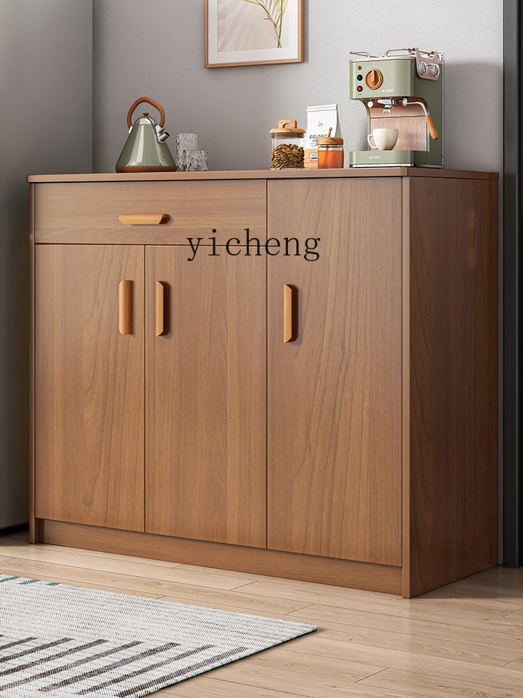 Tqh Kitchen Multi-Functional Storage Rack Floor Multi-Layer Storage Dining Side Storage Tea Cabinet