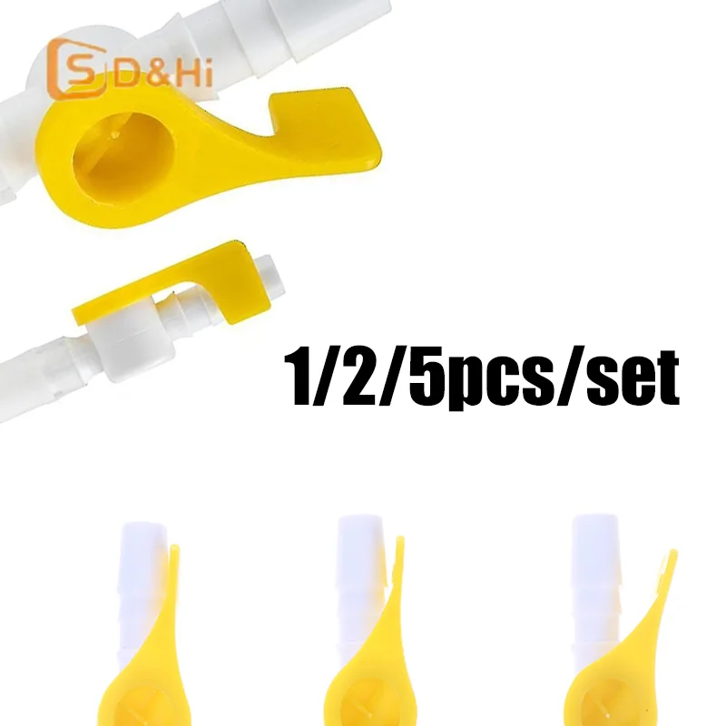1/2/5pcs Comfort Flow Catheter Valve Two Way Valve - Easy To Use Lever Faucet, Tubes Optimized For Comfort Of Urinatio