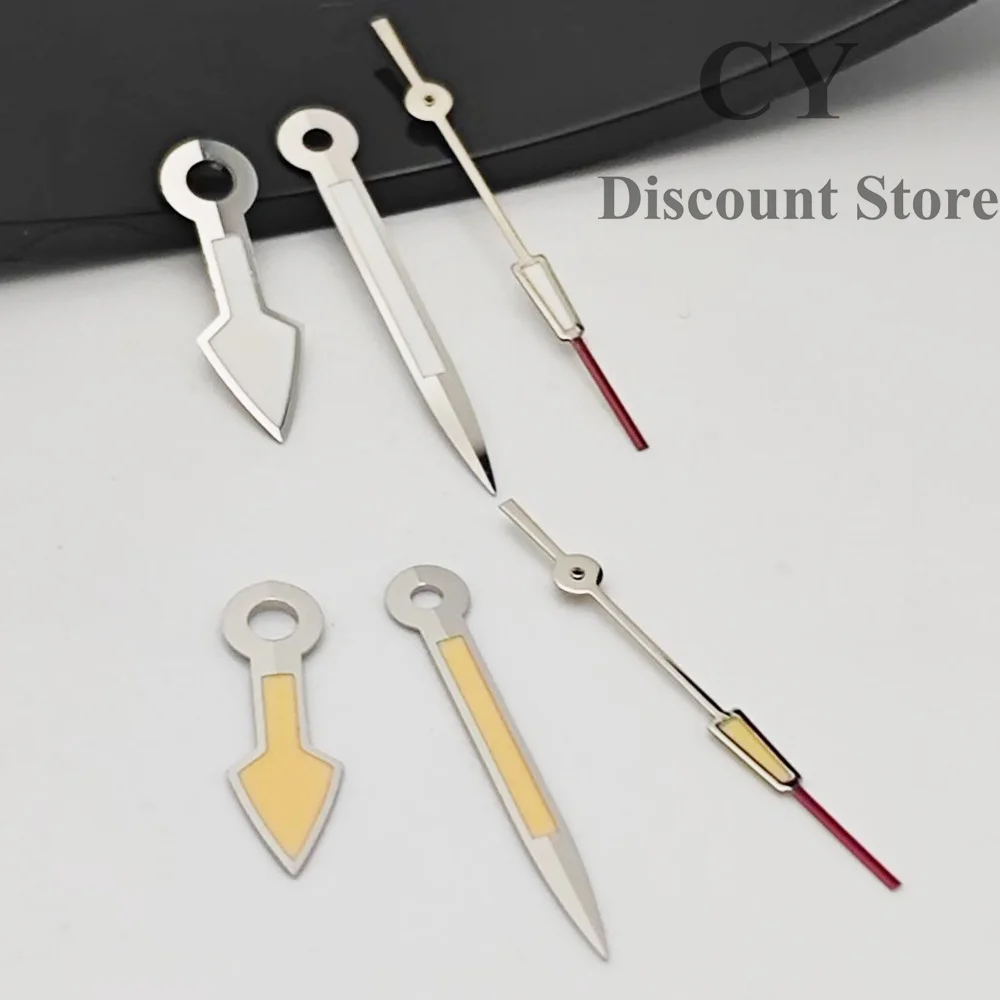 RICHUS NH35 Watch Hands Silver Watch Hands Green Luminous Fit NH35 NH36 ETA2824 ETA2836 Miyota82 DG Movement Accessories Parts view 3