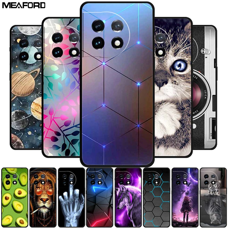 For OnePlus Ace 2 Pro 5G Case Ace2Pro Fashion Soft TPU Silicon Phone Cover for One plus Ace2 Pro Protection Cases Cartoon 6.7