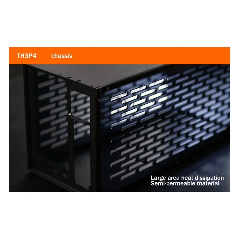 1 peça caixa de docking station atx para hunderbolt 3/4 caixa de expansão de placa gráfica para fonte de alimentação atx