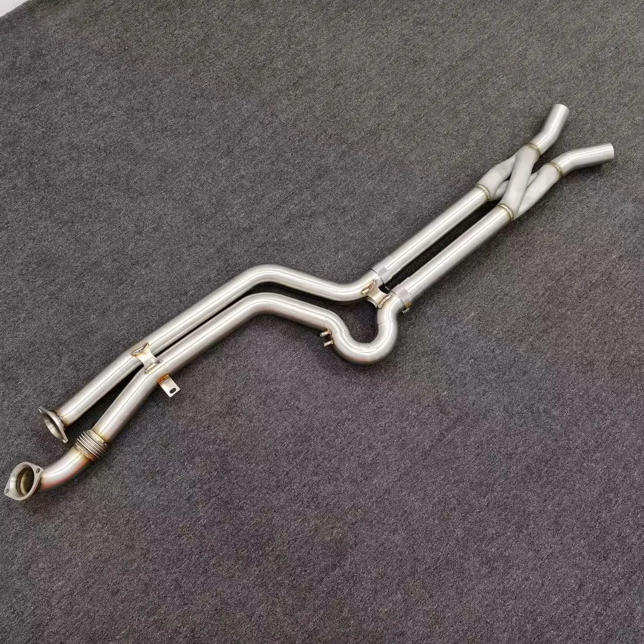 ACE Gleichlängen-Midpipe für BMW M3 G80 M4 G82 M2 G87 3.0T S58 mit Z-Rohr, freier Durchfluss, 70mm/2,5 Zoll Midpipe-Auspuffsysteme – Detail 5