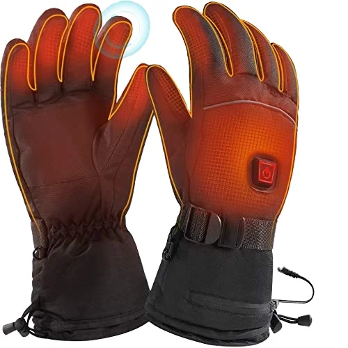 Battery Heating Outdoor Warming Gloves Winter Rechargeable Heated ski Gloves