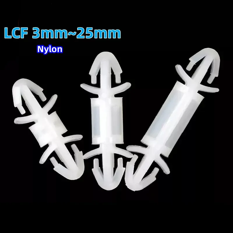 

3mm-25mm Nylon Plastic Insulated Auto Fixing Standoff Spacer Rivet Push In for 3mm PCB Board Circuit Chassis