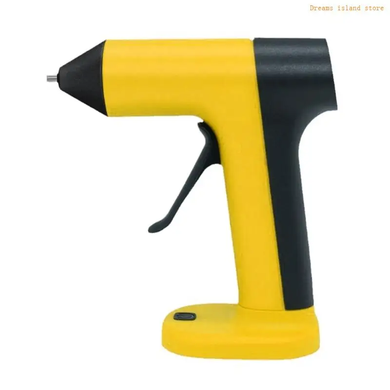 Rechargeable Small Cordless Glues Guns 2000mAh Battery Quick Heating Nozzle Design for Crafting and Home Repairs HX6C