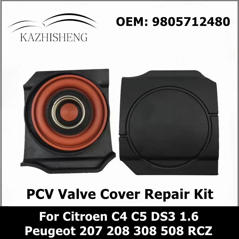 لسيتروين C4 C5 DS3 1.6 بيجو 207 208 308 508 RCZ PCV غطاء الصمام طقم تصليح 9812071480 9805712480 9812828980 9807146180