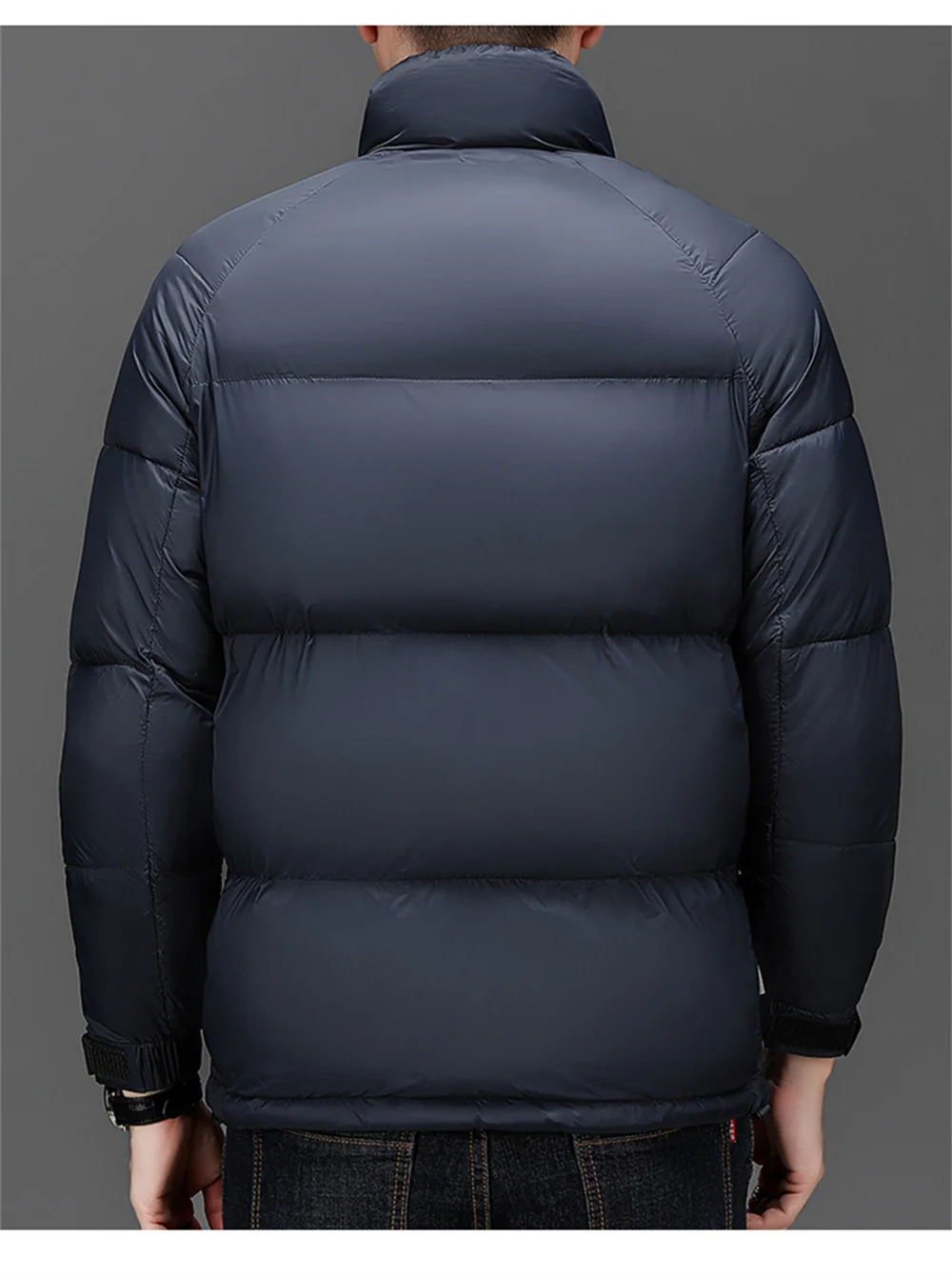 Inverno masculino grosso acolchoado jaquetas moda masculina gola de algodão engrossar parkas homem blusão térmico puffer casacos roupas