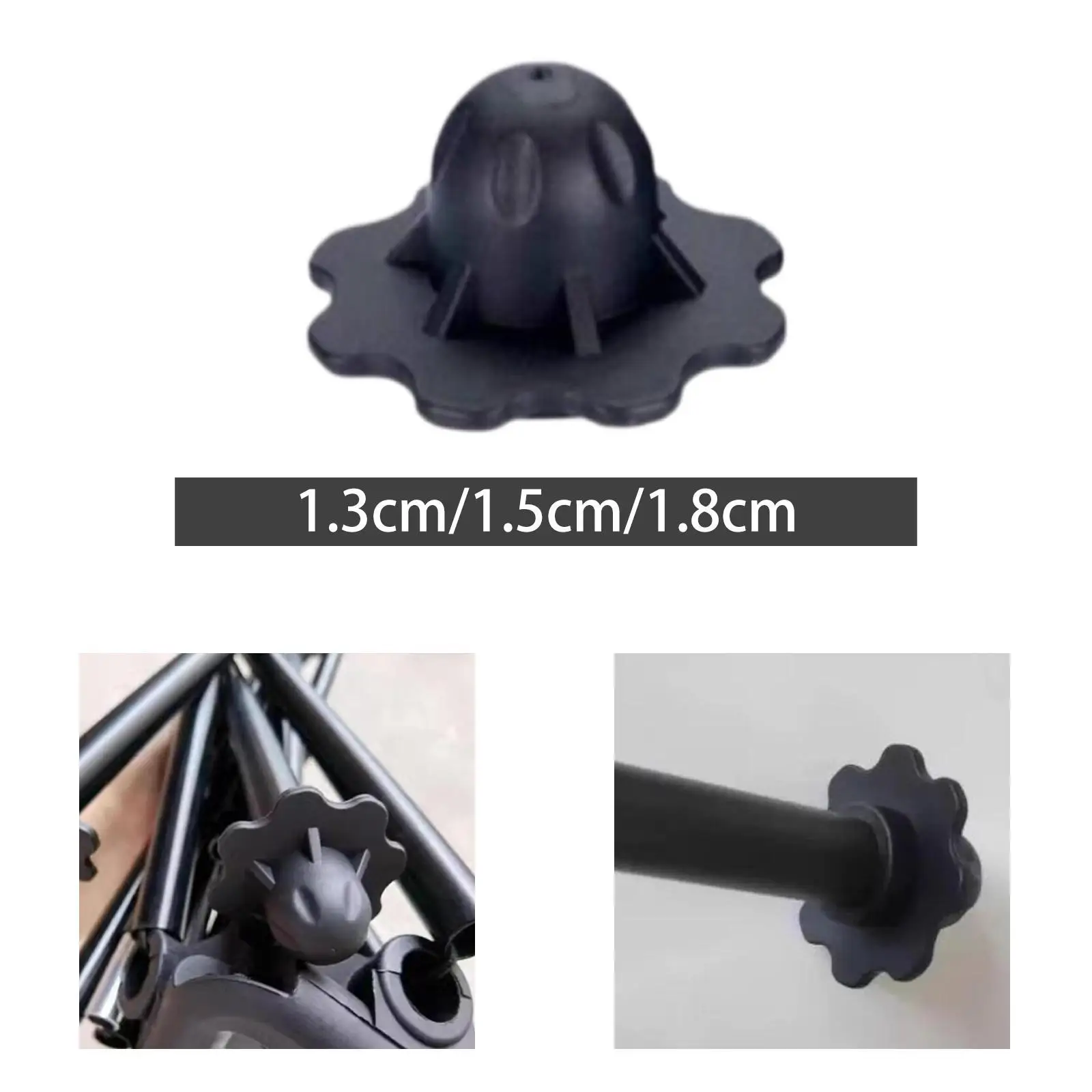 Outdoor Chair Foot Protector Lightweight Plastic Leg Cap for Camping Reclining Beach Folding Chair