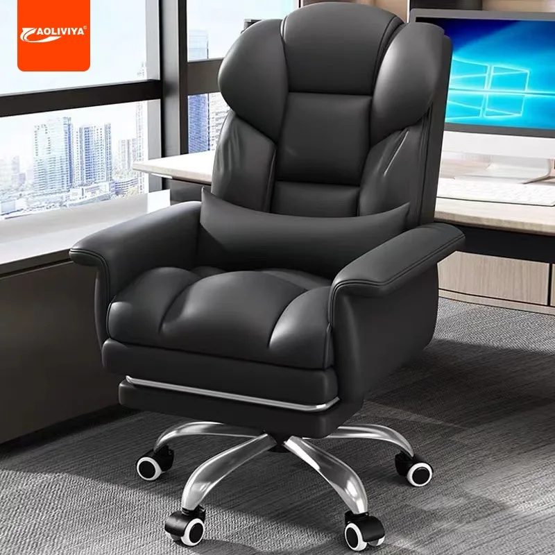 

Aoliviya Computer Chair Dormitory College Student Gaming Chair Comfortable Long-Sitting Office Chair Reclining Executive