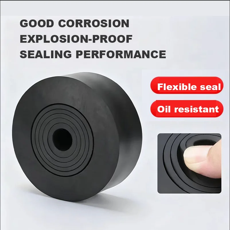 OD 18-138mm Explosion Proof Sealing Ring Mining Horn Mouth Instrument Wiring Protection Coil Flame-Retardant Rubber Peelable