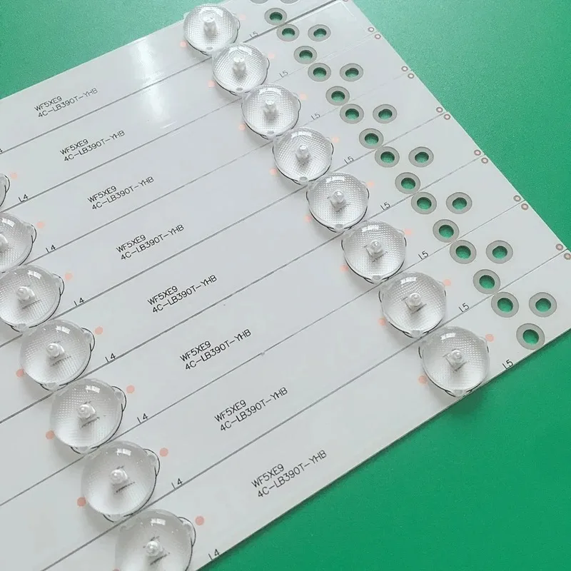 8 Pcs LED Backlight Strip for Sanyo DP39D14 DP39D14t Toshiba 39L2309C TCL_39L2306C_3030C 4C-LB390T-YHB