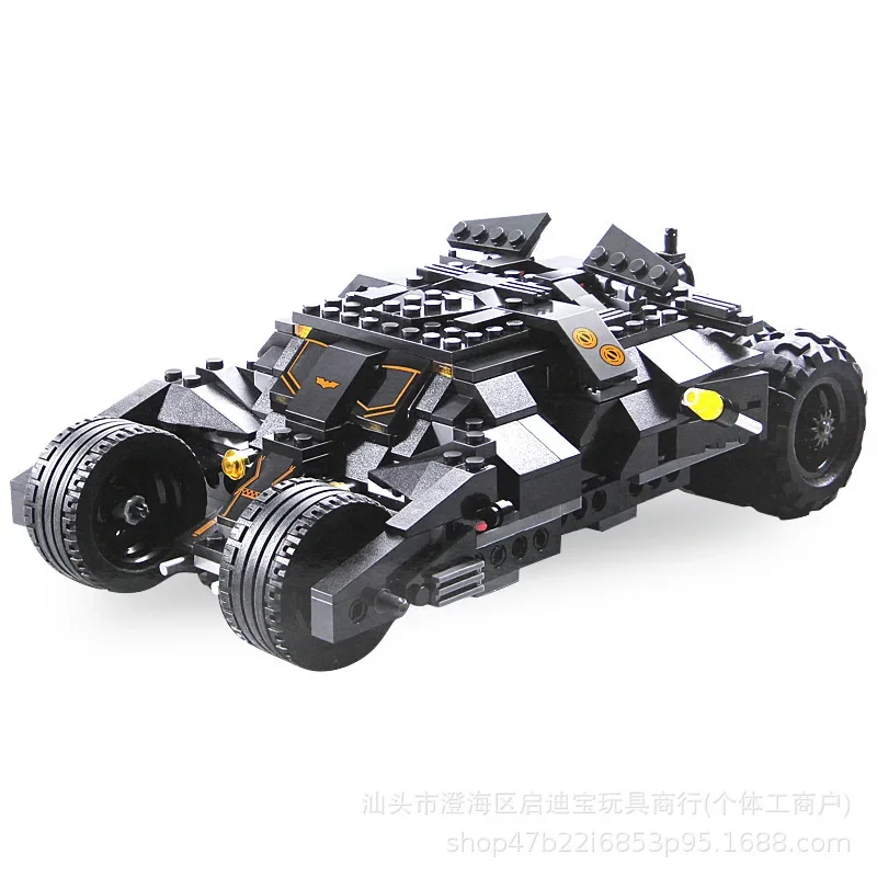 Superheld Night Knight 1989 Batmobil Supercar Modell Bausteine Klassische Fledermaus Motorrad Chariot Ziegel Spielzeug Kinder Für Geschenke