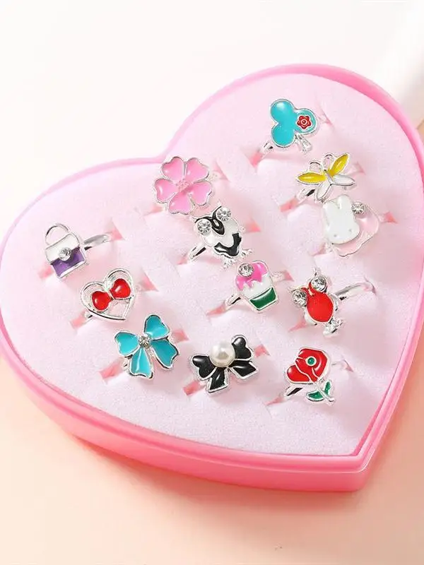 0-個子供用漫画リングキャンディーフラワーアニマルボウ-s-ファッショナブルなアクセサリー子供用卸売および小売価格