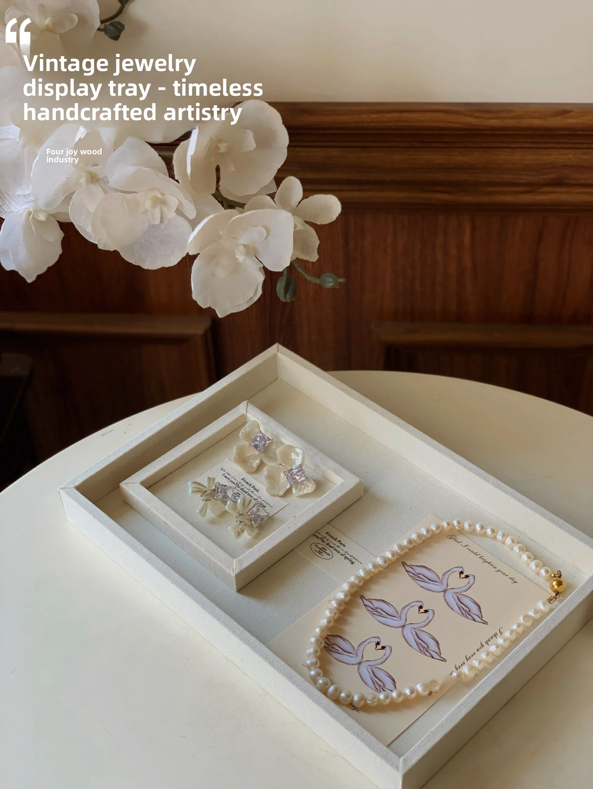 

Четыре подноса в виде счастья, подставка для ювелирных изделий, ожерелий, коробка для колец, винтажная тарелка, серьги, ювелирные аксессуары, органайзер