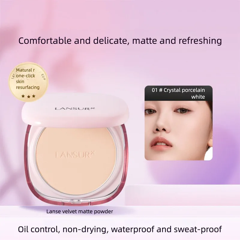 Lanser Powder Set, Water-resistant, Smudge, Toner Cushion, Lambskin Toner Cushion, Leather Cushion Foundation, No Smudge