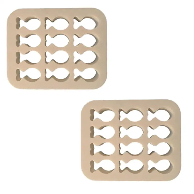 A53Q-2 PCS Mini Tiny Goldfish Fish Cracker Cookie Cutter Mold Baked Shaped Maker For Kids Mini Gluten Free DIY Easy To Use 10 X
