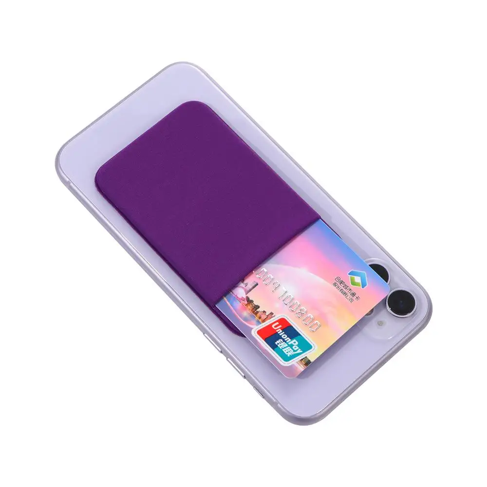 

Universal Credit Card Slim Cellphone Wallet Adhesive Phone Cash Holder Stick-on Phone Back Pocket Phone Card Holder Card Pocket