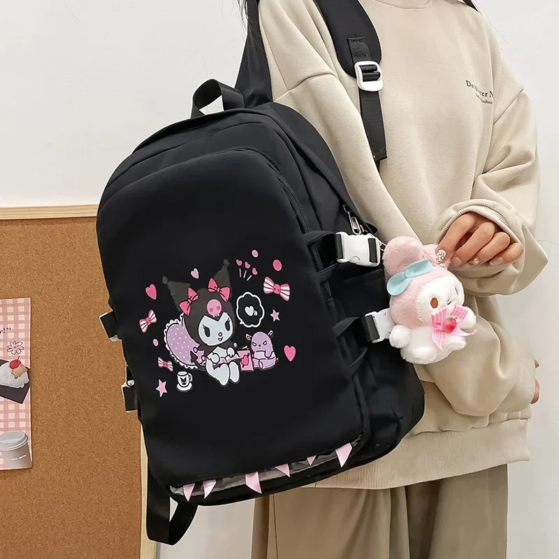 Sanrio neue Clow m Student Schult asche Jade hängen Hund niedlichen Cartoon wasserdicht große Kapazität Hallo Kitty Rucksack