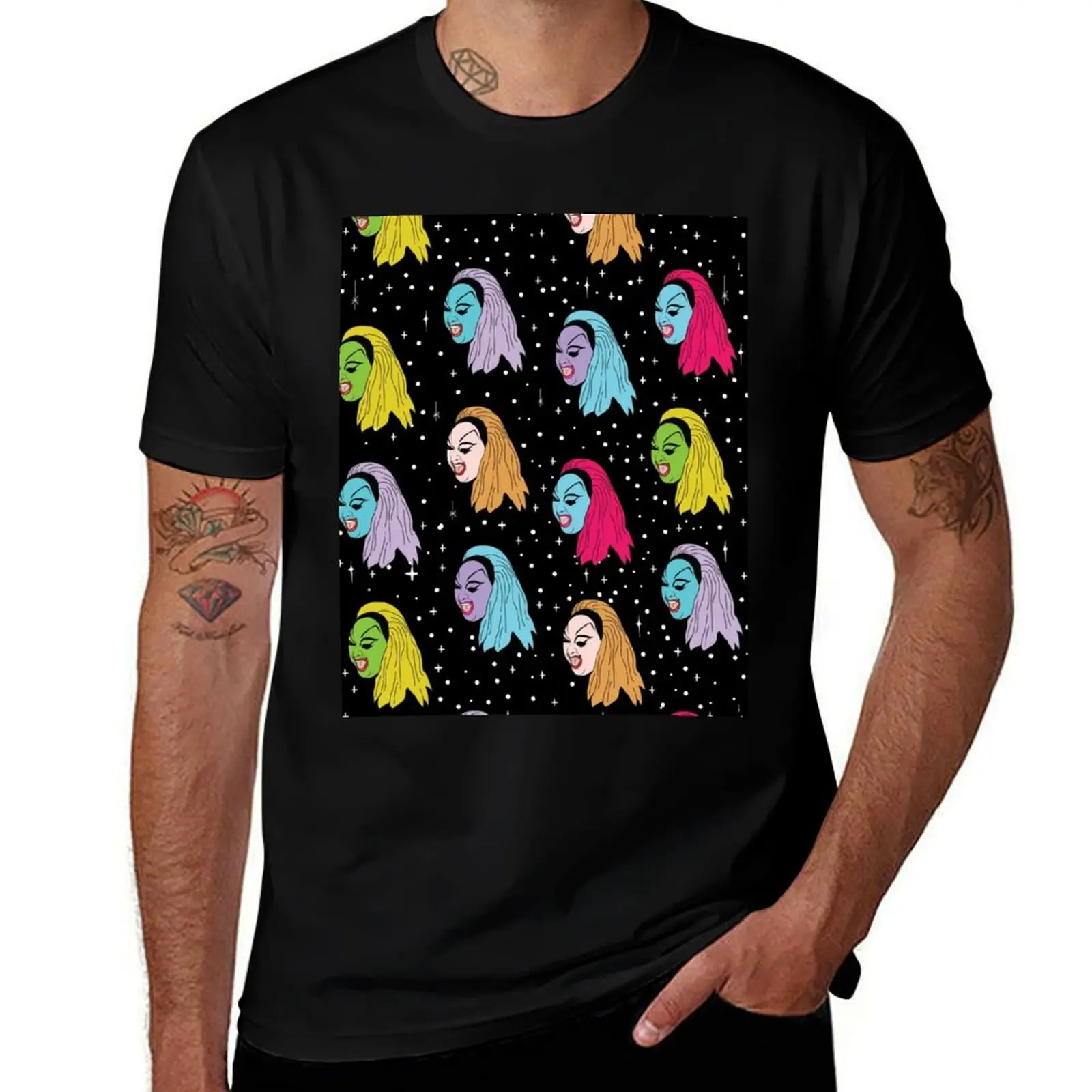 

Punk Divine T-Shirt man clothes sports fans oversized graphic tee fitted t shirts for men
