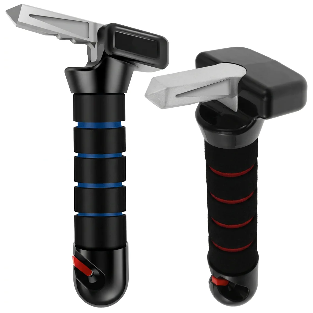 1/2Pcs Car Handle Cane Vehicle Window Breaker Door Grab Bar Stand Assist Mobility Aid Tool Children Elderly Automotive Accessory