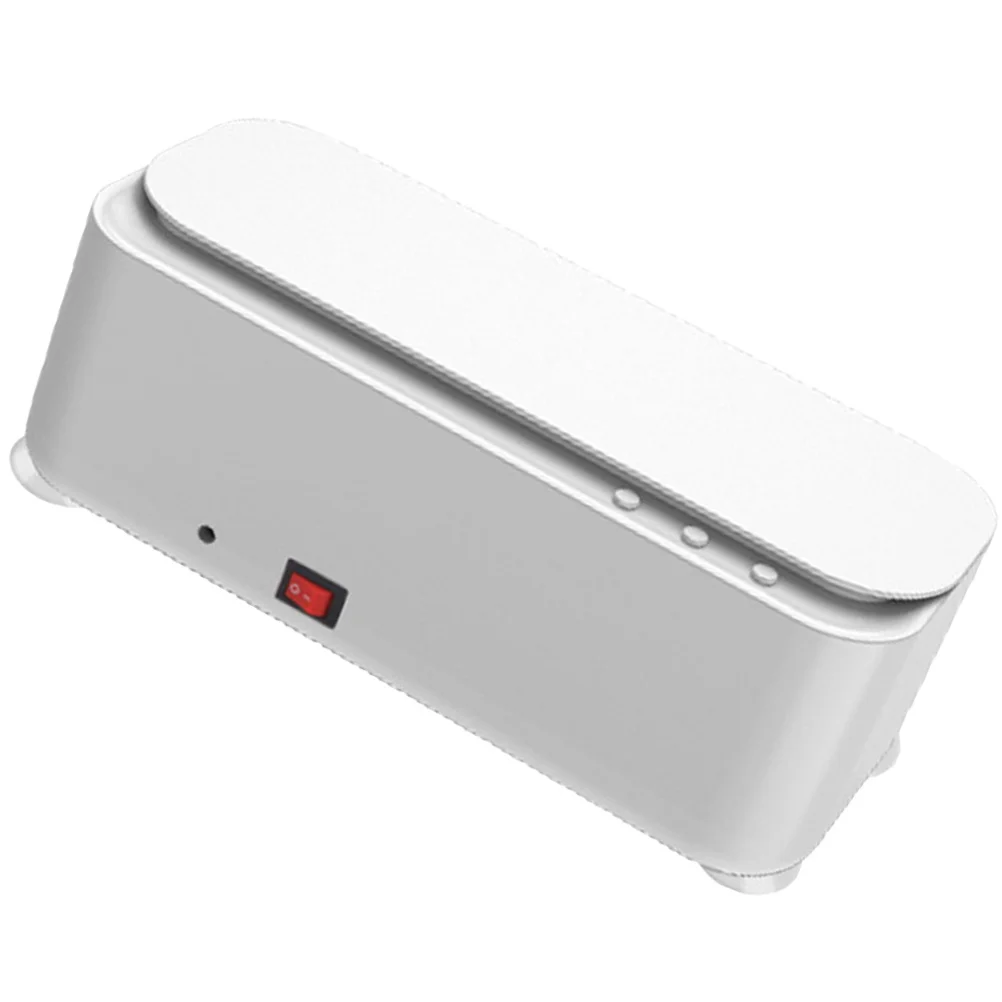 جهاز تنظيف المجوهرات، غسالة بالموجات فوق الصوتية المحمولة القابلة لإعادة الشحن عبر USB لحاوية تنظيف أطقم الأسنان الدائرية #5