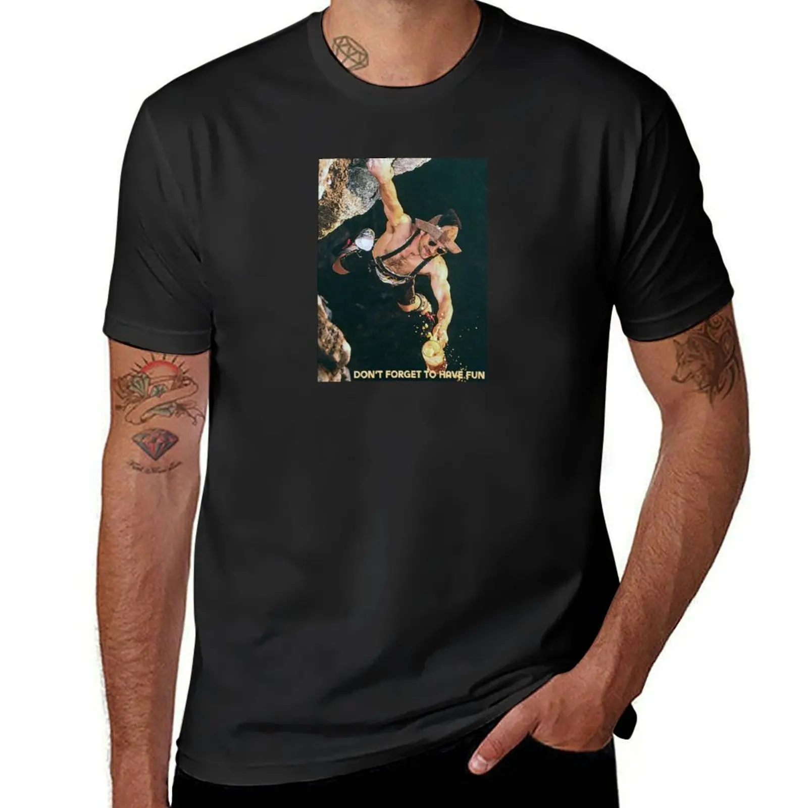 

Kurt Albert Free Solo T-Shirt shirts graphic tees quick-drying tops plain white t shirts men