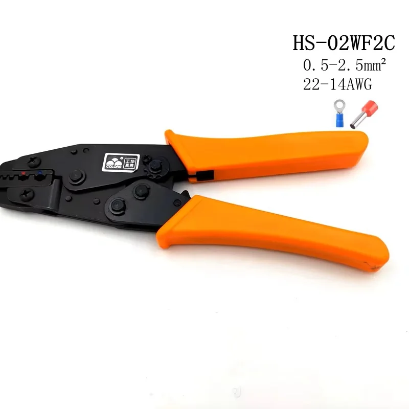 HS-02WF2C 0725 11011 0325 05WF 06WF 16WF 8 дюймов обжимные клещи с несколькими трещотками обжимной инструмент