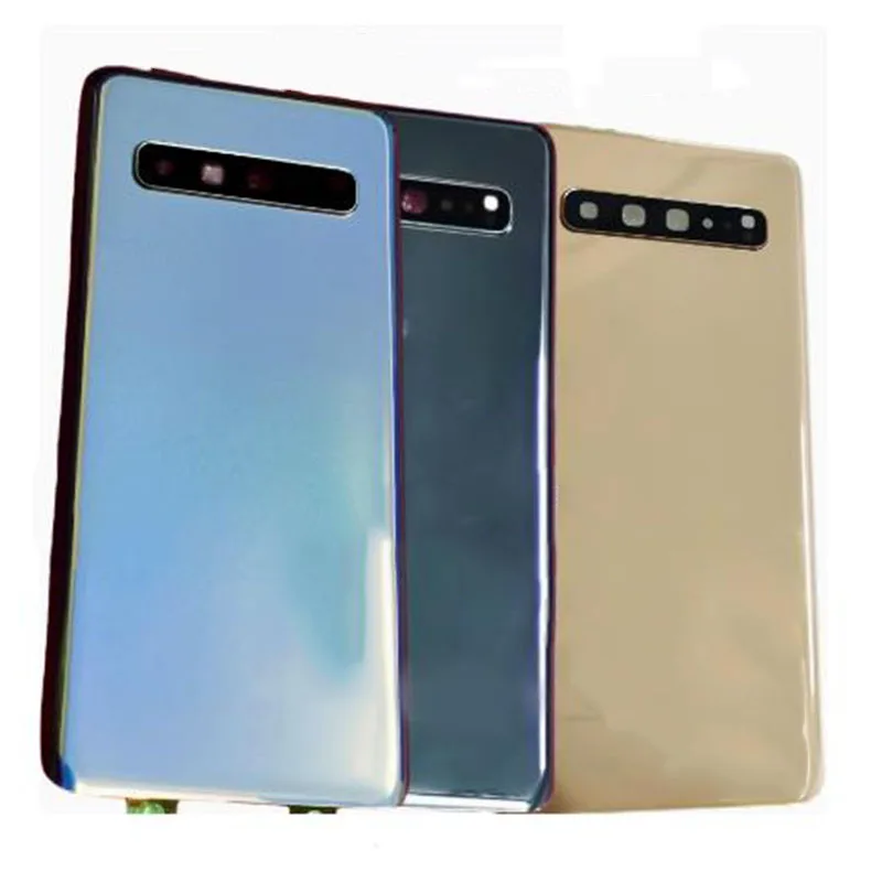 

Для Samsung Galaxy S10 5G SM-G977B G977F задняя крышка аккумулятора задняя дверь 3D стеклянная панель корпус клейкий чехол + объектив камеры