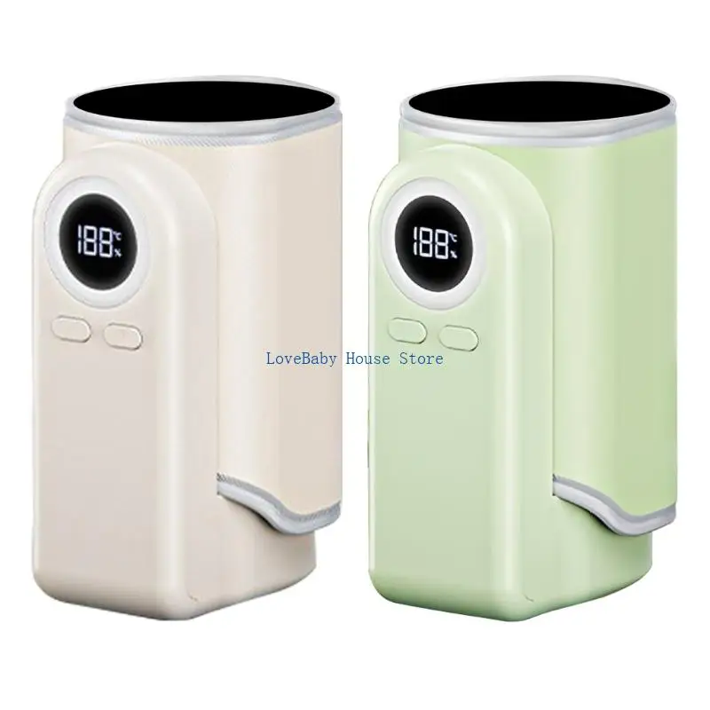 

BX0D Lightweight Travel Baby Bottle Warmer USB Power for Formula Breastmilk Heating