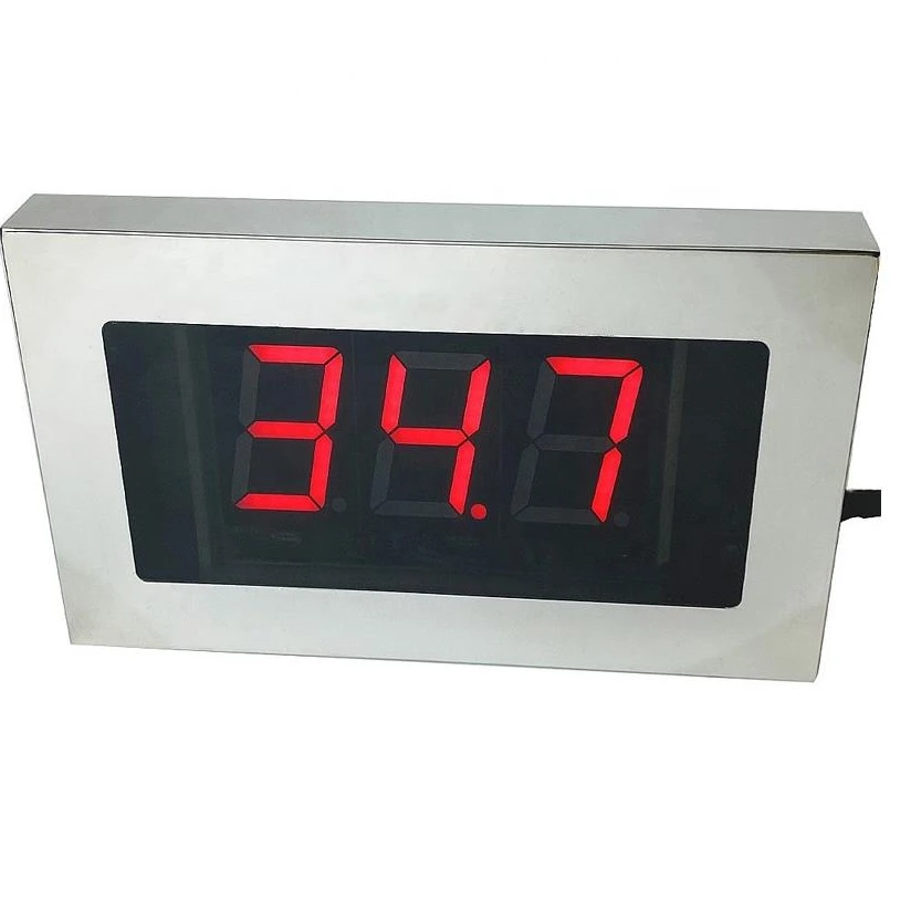 High-tech chip temperature measurement 304 Stainless steel waterproof intelligent LED pool thermometer