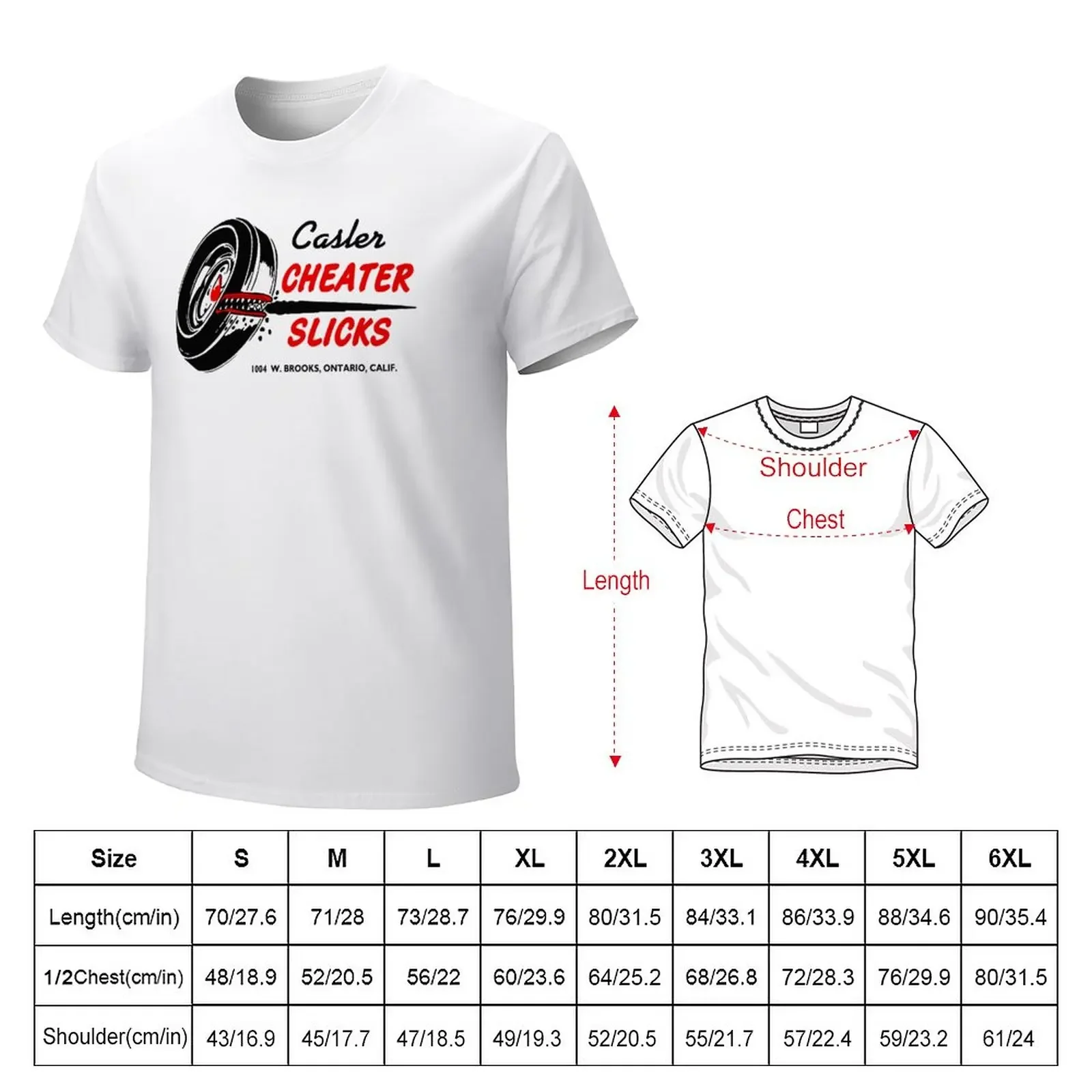 Cheater Slicks T-Shirt anime clothes Blouse mens white t shirts tops kawaii clothes T-shirt men