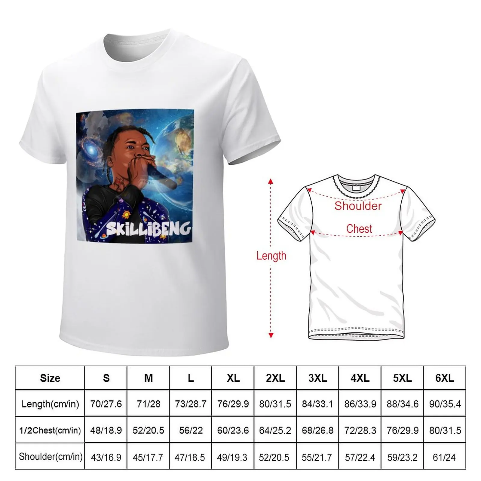 skillibeng ebazon T-Shirt plus size tops cute clothes heavyweight t shirts for men