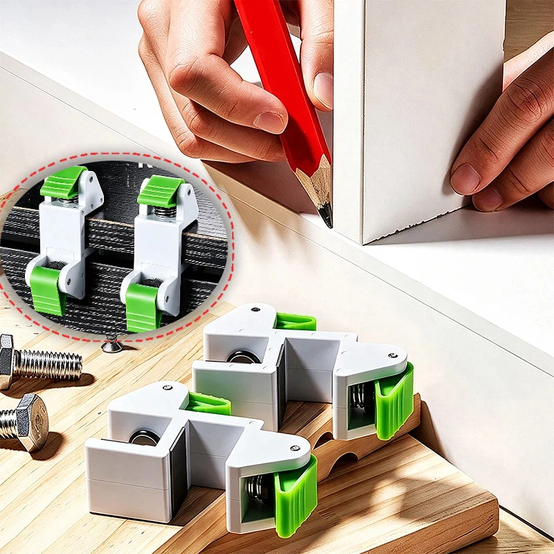Quick Stable Clamp Without Damaging The Board Wardrobe Marks Device Kitchen Cabinet Side Woodworking Installation Fixing Tools