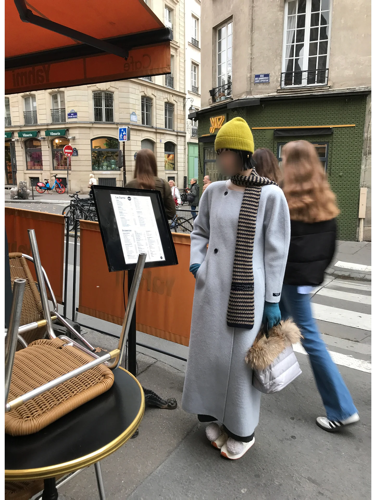 

MONA 00 Wool Classic Long Double-Sided Tweed Women's Jaet Faionable Anti-Aging High-End Texture Autumn Winter New Sle