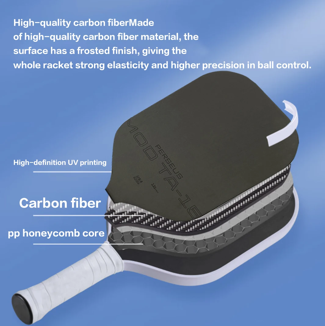 

Perseus 16mm MOD TA-15 Pro Player Edition GEN3 Propulsion EVA Foam Filling Core Pickleball Paddle Racket USAPA Approved