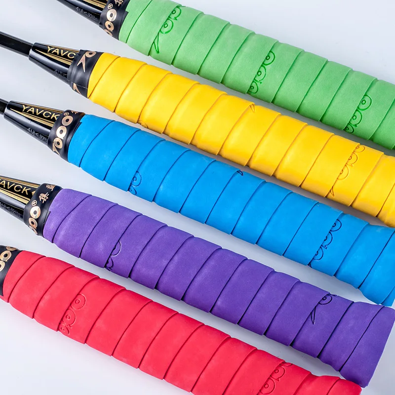 TOPO 10 Stück Matte Rutschfeste Schlägergriffbänder Dünne Trockene Badminton-Griffe Tennis-Übergriffe Schweißbänder Allgemeine Griffe für Springseile und Angelruten