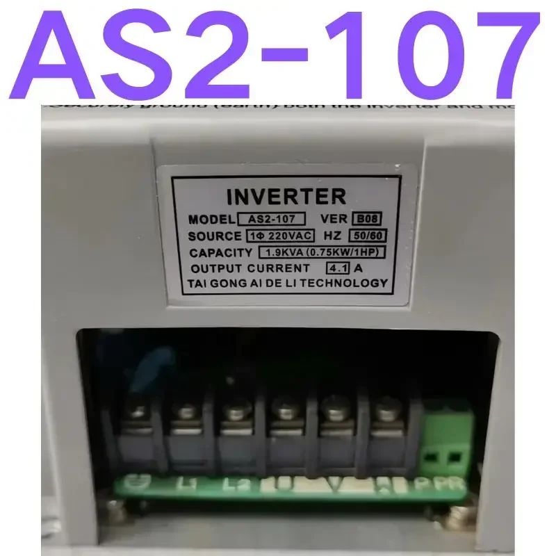 Second-hand test OK AS2-107,0.75KW，220V