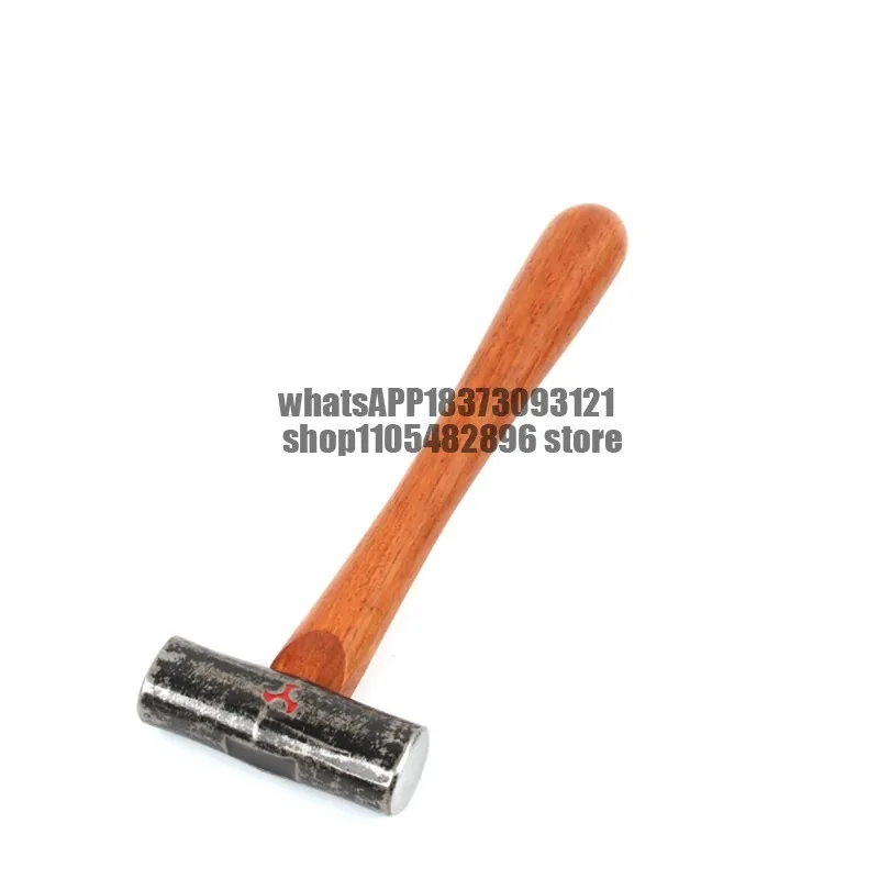 S55 High-Carbon Steel Double-Sided Hammer Japanese-Style DIY Handmade Hammer with African Rosewood Handle