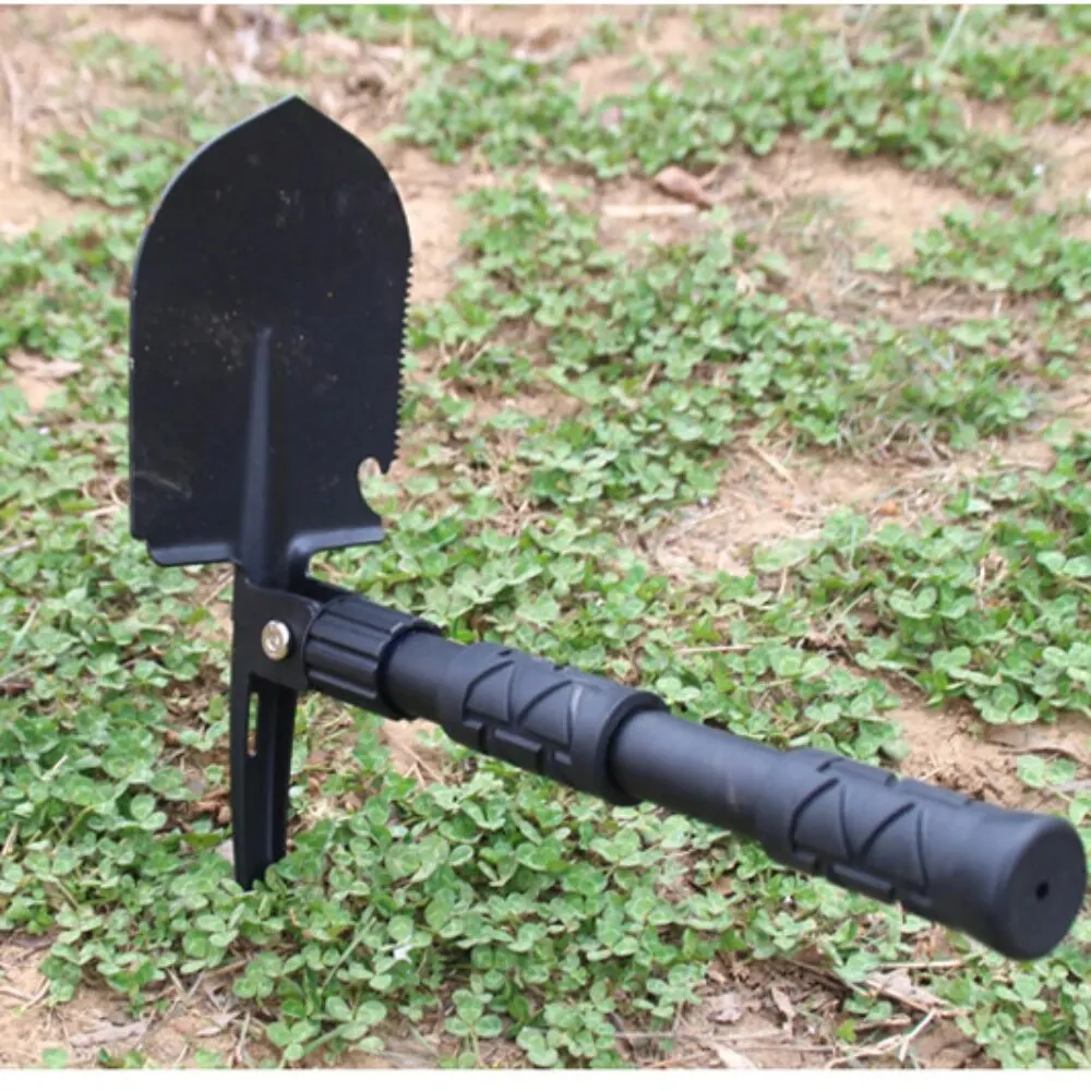 Outdoor 40CM Multifunctional Folding Portable Vehicle Mounted Soldier Camping Fishing Engineering Shovel image 4