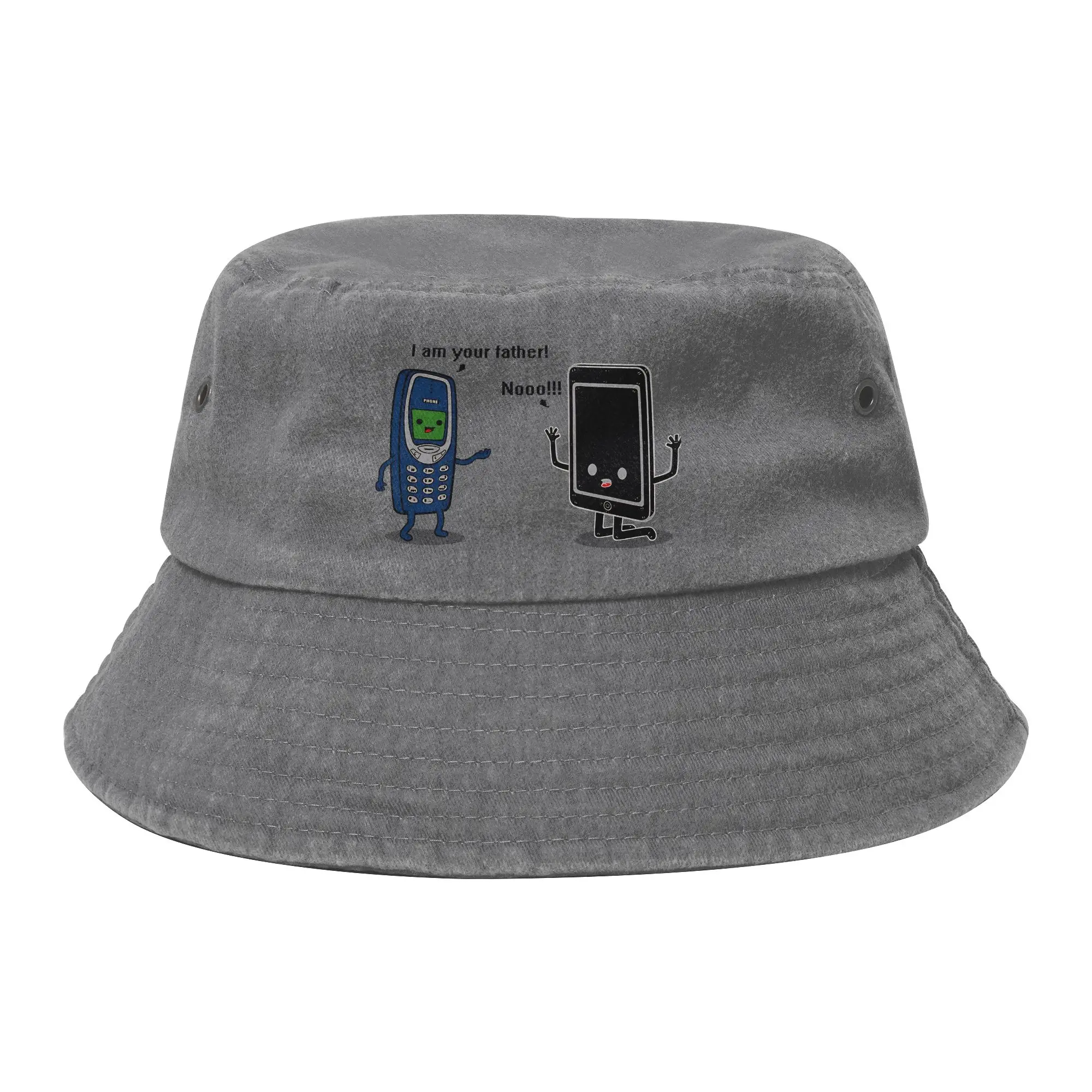 I Am Your Father Bucket Hats Unisex Outdoor  Distressed Denim Fishing Fisherman Hats Summer Beach Vacation Headwear Bob Hat