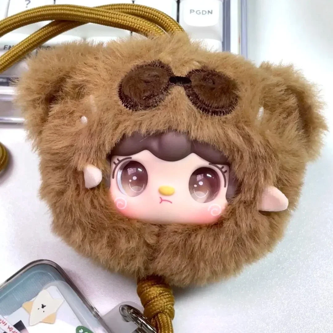 Yooki V7 cordón para teléfono móvil caja ciega juego de moda colgante muñeca de vinilo juguete de peluche caja misteriosa juguete de moda lindo regalo sorpresa