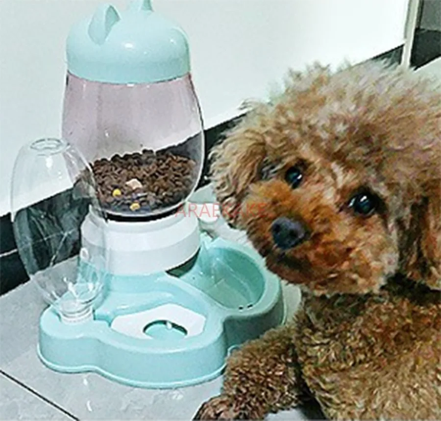 Pet automatic cat feeder, cat food bowl, integrated feeding machine for eating and drinking, dog food bowl, dog water dispenser,