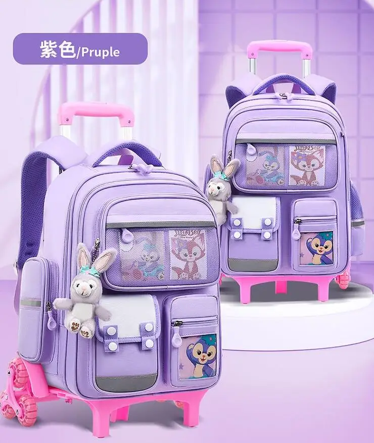School Rolling Backpack Girls Kids 17 inch 6 Wheels Primary School Bookbag wheel wheeled Luggage Bag School Trolley Backpack Bag - AliExpress 1524 School Rolling Backpack Girls Kids 17 inch 6 Wheels Primary School Bookbag wheel wheeled Luggage Bag School Trolley Backpack Bag - AliExpress 1524