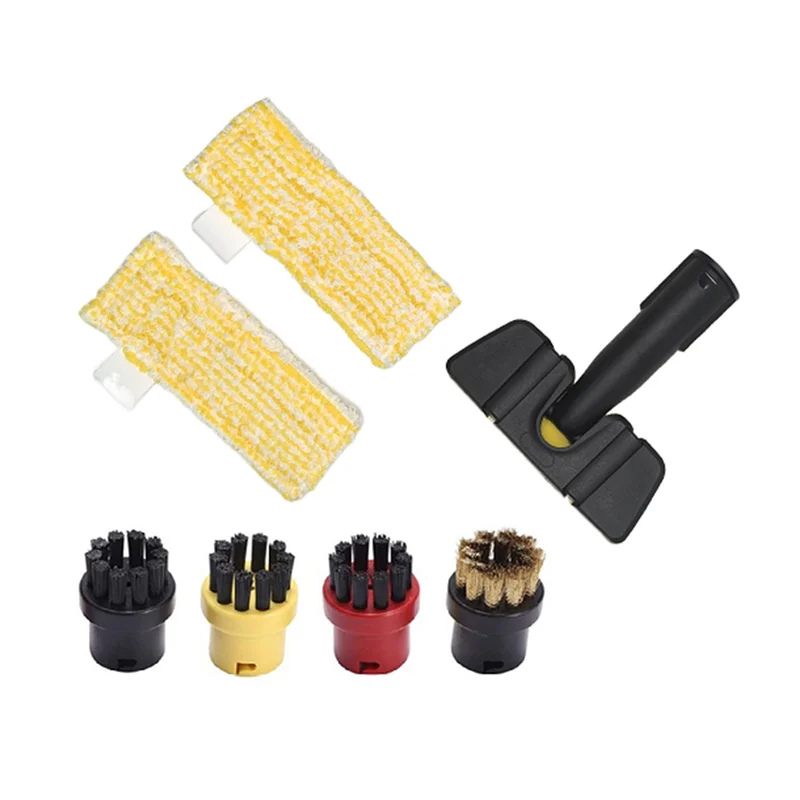 B98A-For Karcher Easyfix SC1 SC2 SC3 SC4 SC5 Spare Parts Handheld Magic Steam Brush Kit Microfiber Steam Mop Rags Parts