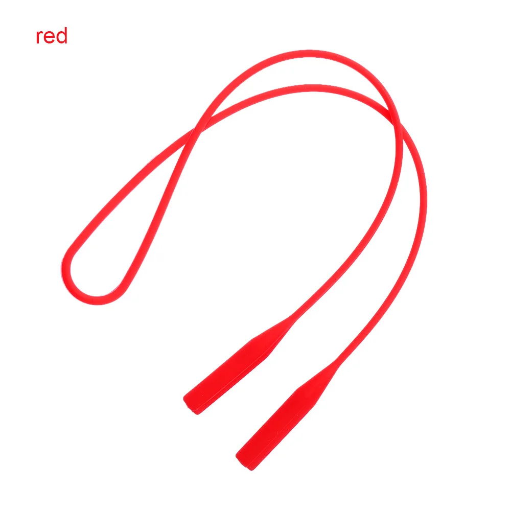 2pcs Adjustable High Elastic Sports Cord Sunglasses String Ropes Silicone Eyeglasses Straps Glasses Chain Anti Slip