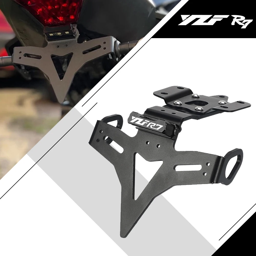 

License Plate Holder Bracket YZFR7 Rear Tail Tidy Fender Eliminator Kit For Yamaha YZF-R7 YZF R7 2021 2022 2023 2024 2025 2026