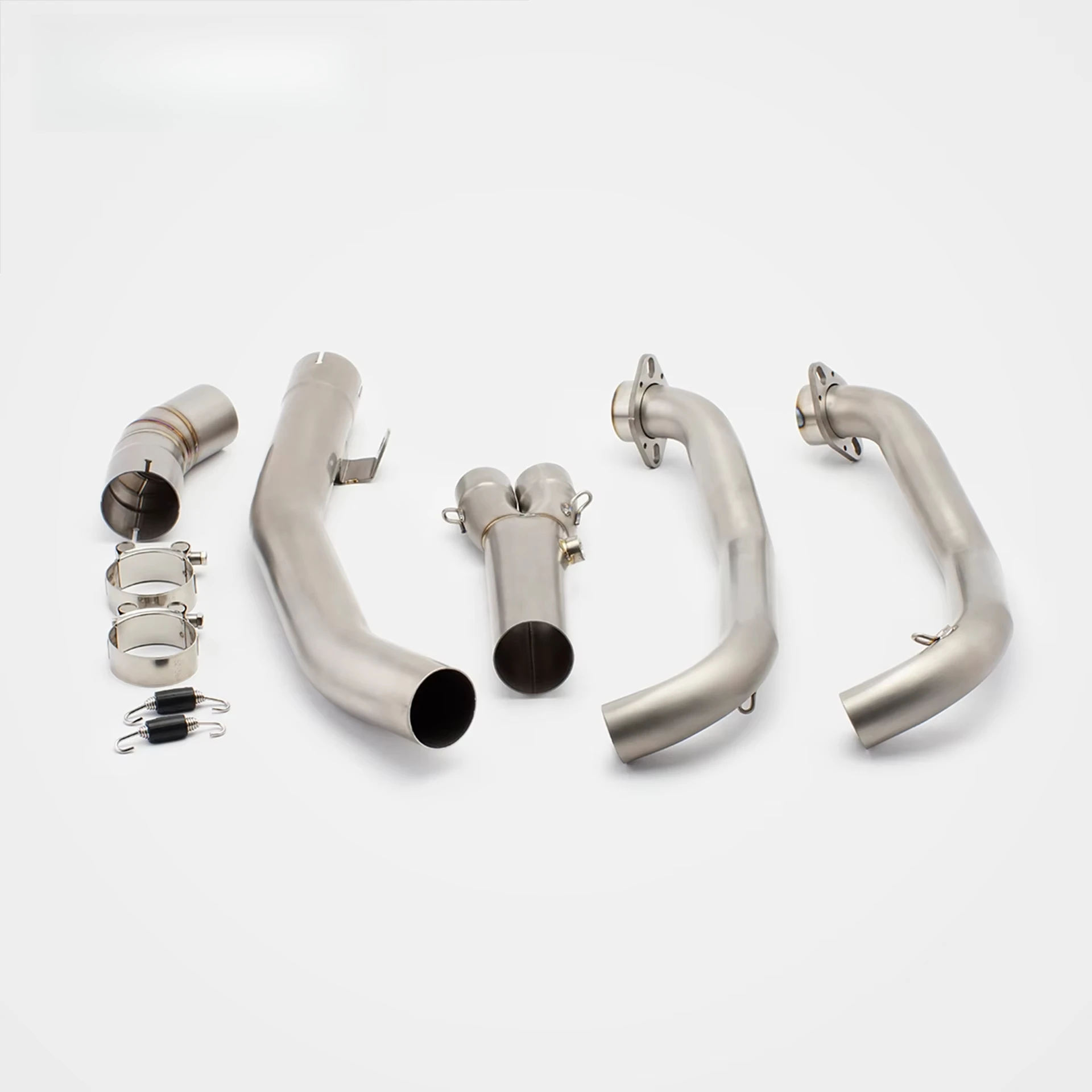 Titanium Alloy 51mm Front and Middle Section Exhaust Pipe for V-STROM800DE ODM&OEM